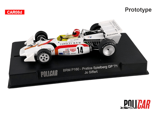 Policar | BRM P160 | 14 Jo Siffert | CAR08d | 1/32 Slot Car