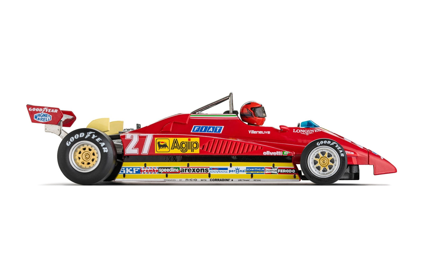 Policar | Ferrari 126C2 | 27 Gilles Villeneuve | PCAR09B-US | 1/32 Slot Car