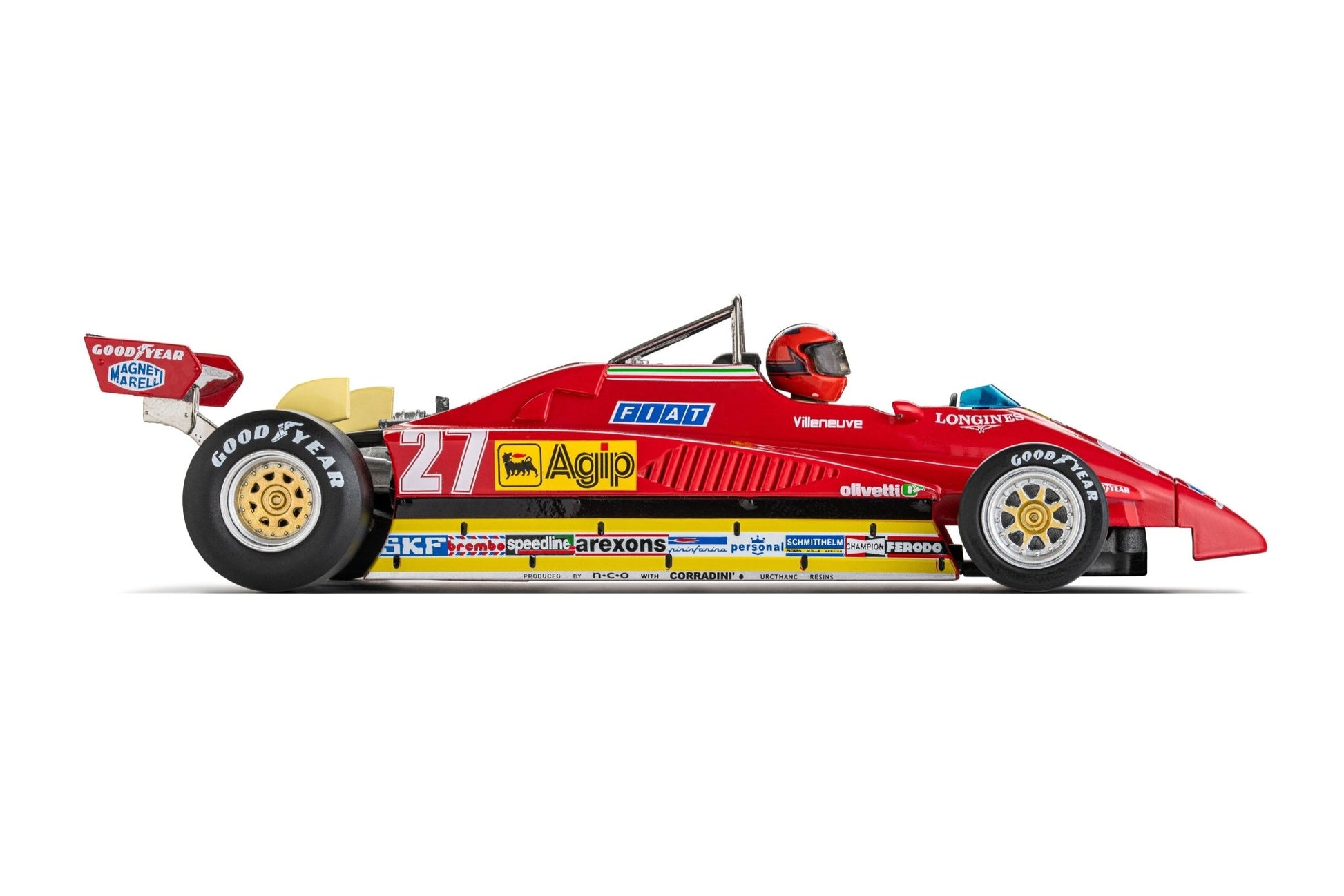 Policar | Ferrari 126C2 | 27 Gilles Villeneuve | PCAR09B-US | 1/32 Slot Car