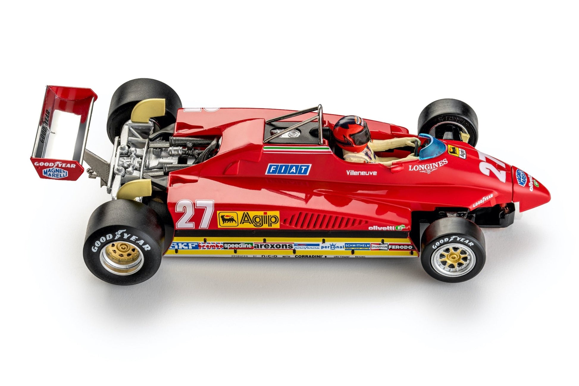 Policar | Ferrari 126C2 | 27 Gilles Villeneuve | PCAR09B-US | 1/32 Slot Car
