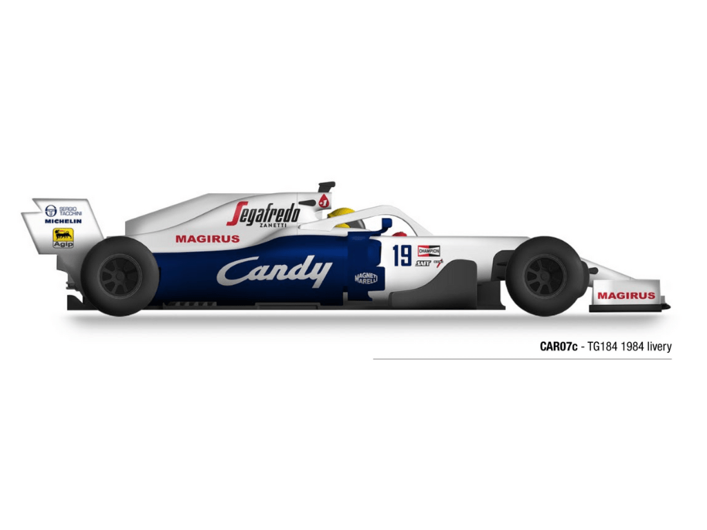 Policar | Formula 1 2018 - 2021 | 19 Candy (1984) - Tribute Livery | PCAR07C