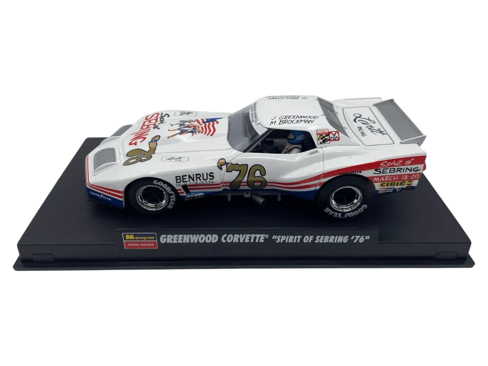 Revell-Monogram | Greenwood Corvette | 76 Spirit of Sebring | 85-4855 | 1/32 Scale Slot Car