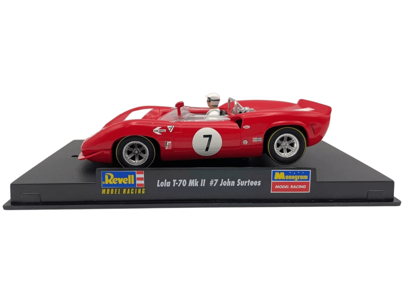 Revell-Monogram | Lola T70 Mk II | 7 John Surtees | 85-4885 | 1/32 Scale Slot Car