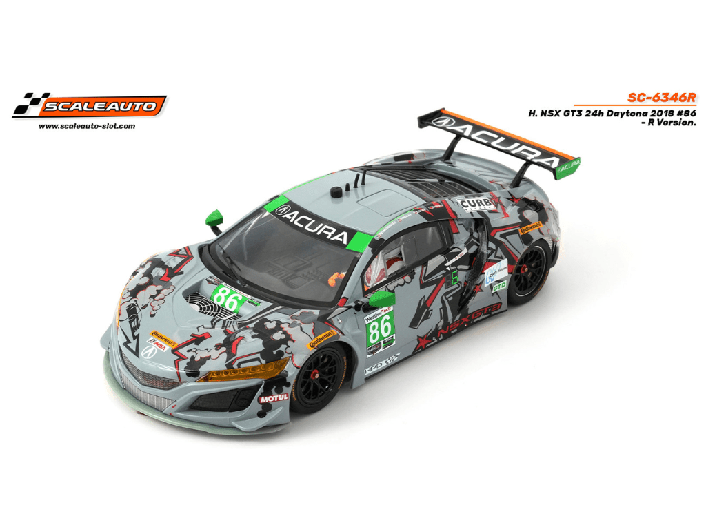 Scaleauto | Acura NSX GT3 | 86 Meyer Shank | R Series | SC - 6347R | 1/32 Slot Car