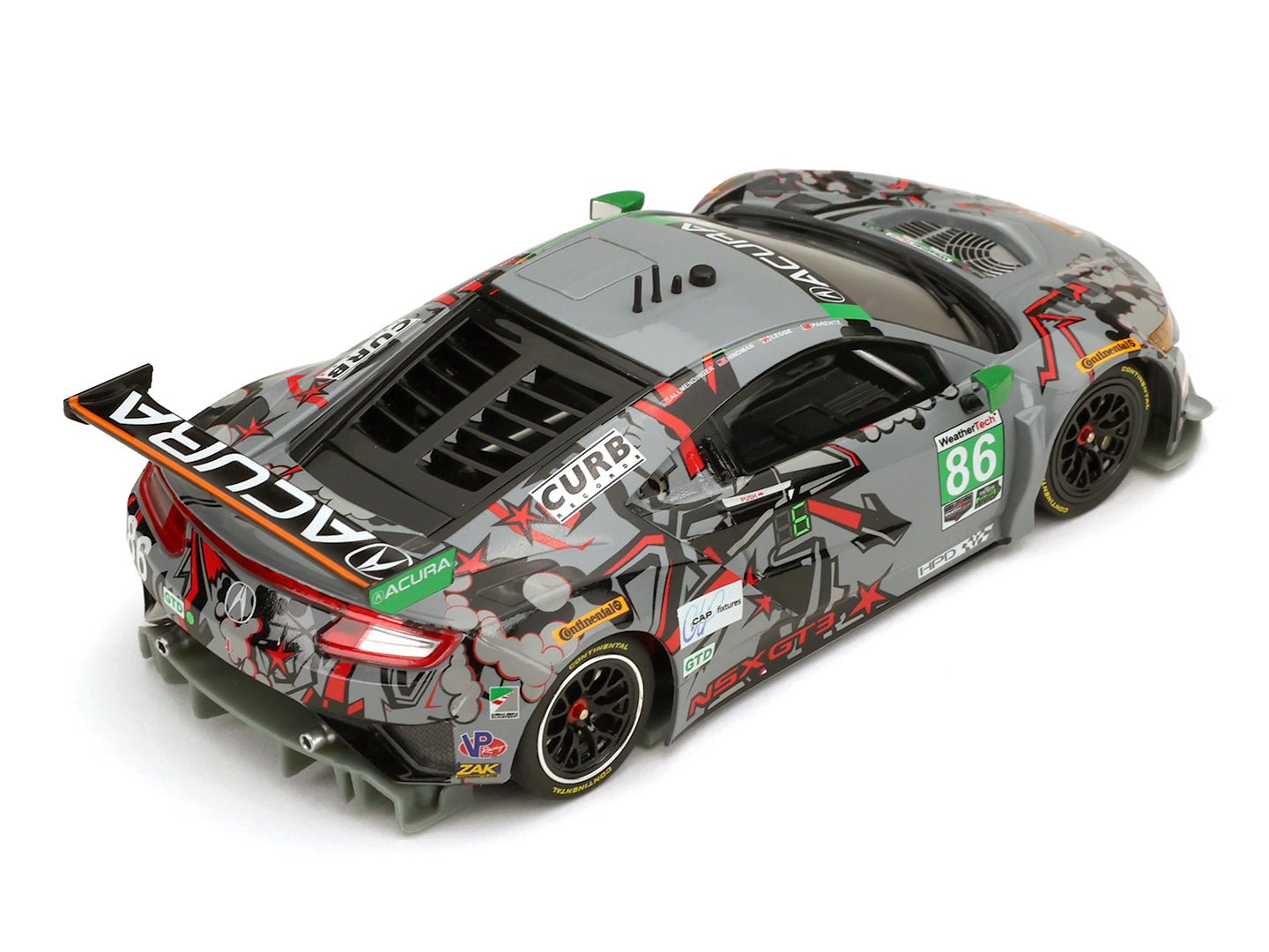 Scaleauto | Acura NSX GT3 | 86 Meyer Shank | R Series | SC - 6347R | 1/32 Slot Car