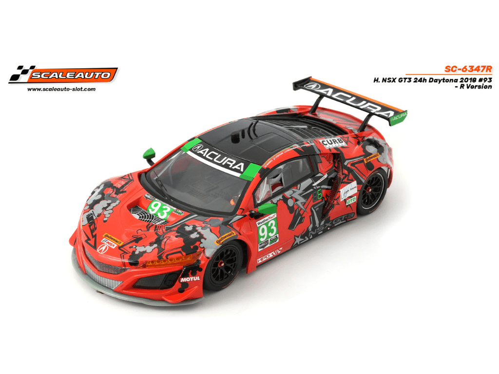 Scaleauto | Acura NSX GT3 | 93 Meyer Shank | R Series | SC - 6346R | 1/32 Slot Car