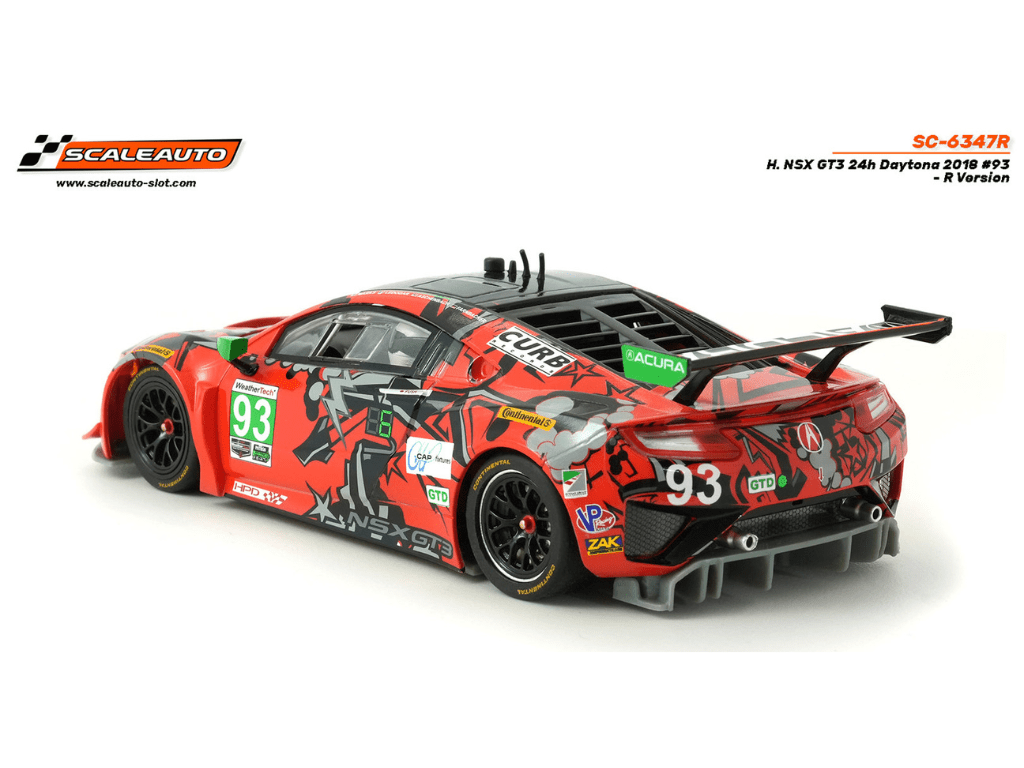 Scaleauto | Acura NSX GT3 | 93 Meyer Shank | R Series | SC - 6346R | 1/32 Slot Car