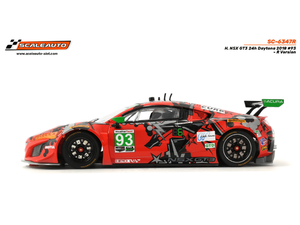 Scaleauto | Acura NSX GT3 | 93 Meyer Shank | R Series | SC - 6346R | 1/32 Slot Car
