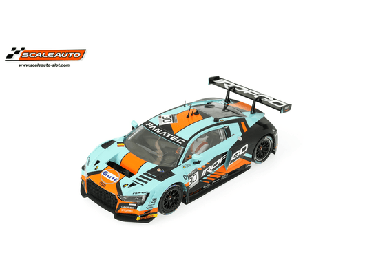 Scaleauto | Audi R8 LMS GT3 Evo | #30 Gulf ROFGO - GT Challenge Europe 2021 | Home Series | PRE - ORDER - SC - 6352