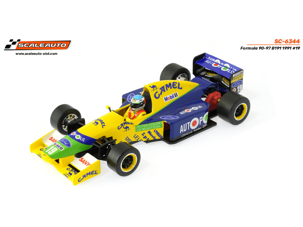 Scaleauto | Benetton B191 | #19 Michael Schumacher - Formula 1 1991 | Formula 90/97 Series| SC - 6344