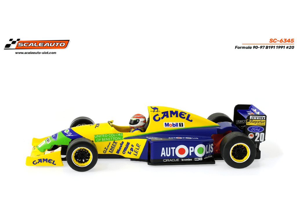 Scaleauto | Benetton B191 | #20 Nelson Piquet - Formula 1 1991 | Formula 90/97 Series | SC - 6345