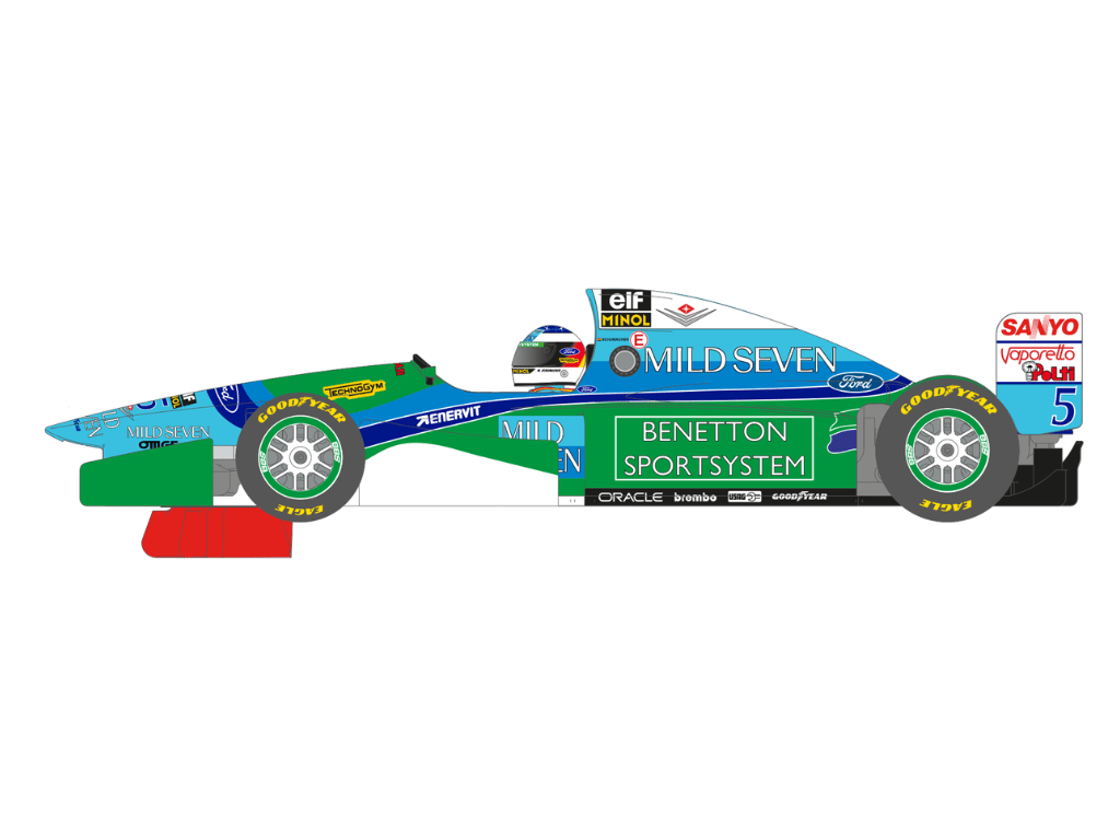 Scaleauto | Benetton B194 | 5 Michael Schumacher - Formula 1 1994 | Formula 90/97 Series | SC - 6385
