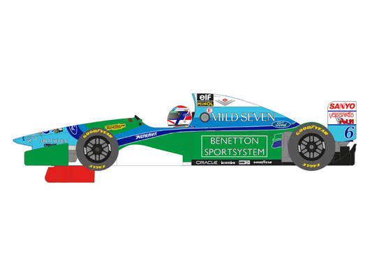 Scaleauto | Benetton B194 | 6 Jos Verstappen - Formula 1 1994 | Formula 90/97 Series | SC - 6386