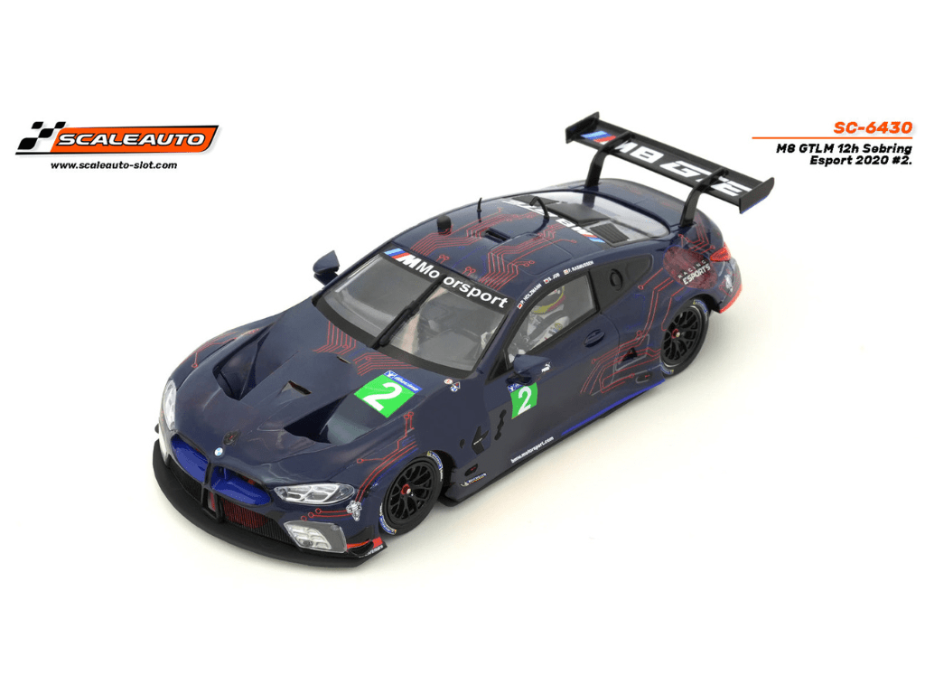 Scaleauto | BMW M8 GTE | 2 E - Sports | Home Series | SC - 6430 | 1/32 Slot Car