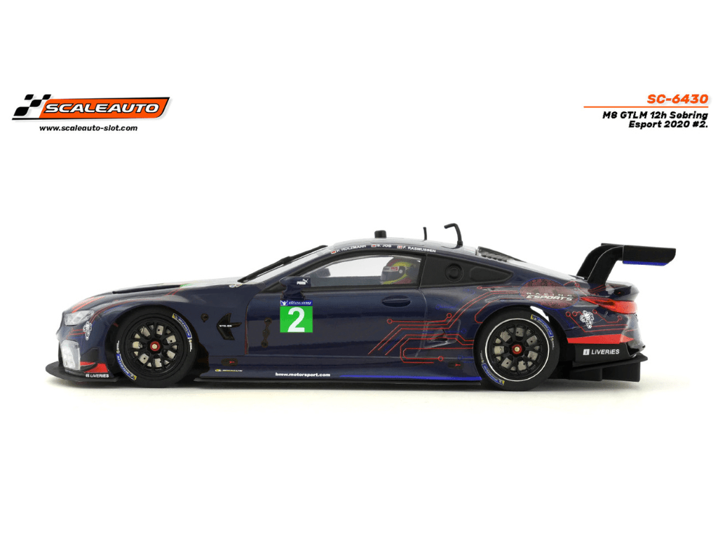 Scaleauto | BMW M8 GTE | 2 E - Sports | Home Series | SC - 6430 | 1/32 Slot Car