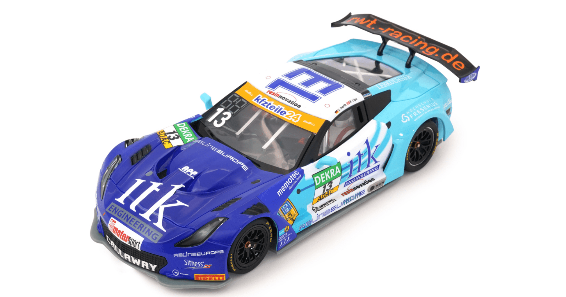 Scaleauto | Callaway Corvette Z06 - R GT3 | 13 ITK RWT Racing | Home Series | SC - 6437 | 1/32 Scale Slot Car