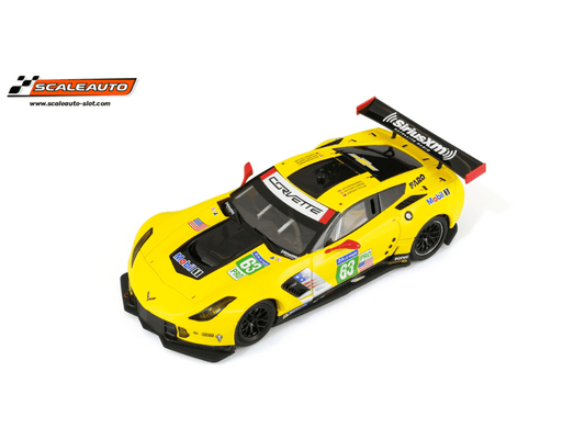 Scaleauto | Chevrolet Corvette C7.R | #63 Corvette Racing - Le Mans 2017 | Home Series | PRE - ORDER - SC - 6225