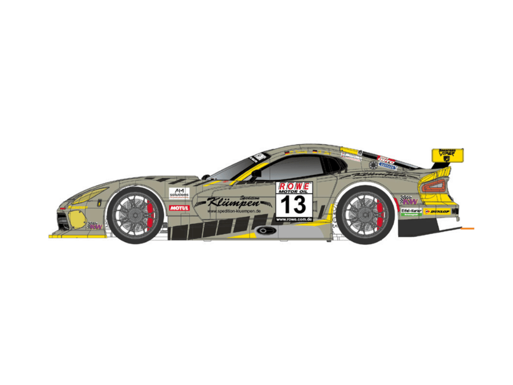 Scaleauto | Dodge SRT Viper GT3 - R | #13 Zakspeed Racing - VLN Series 2019 | Home Series | PRE - ORDER - SC - 6439
