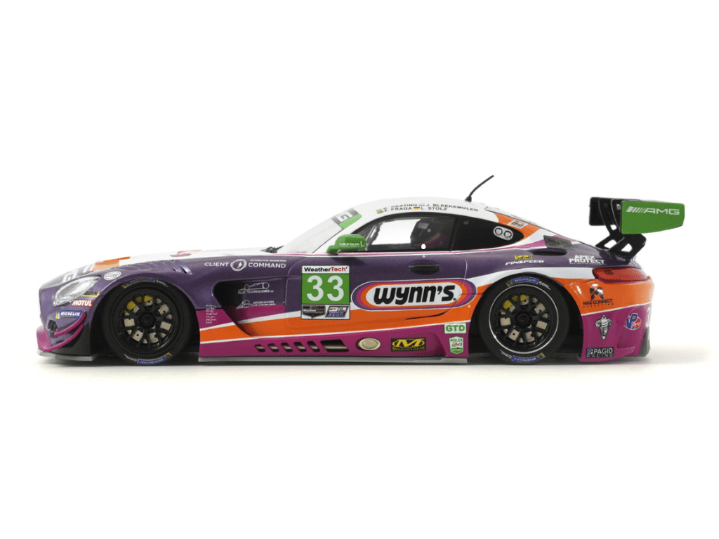 Scaleauto | Mercedes - AMG GT3 | 33 Wynn’s | R Series | SC - 6356R | 1/32 Scale Slot Car