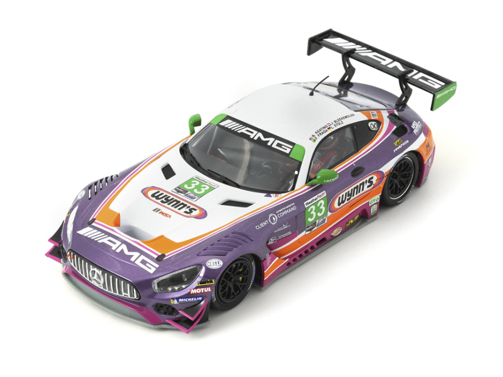 Scaleauto | Mercedes - AMG GT3 | 33 Wynn’s | R Series | SC - 6356R | 1/32 Scale Slot Car