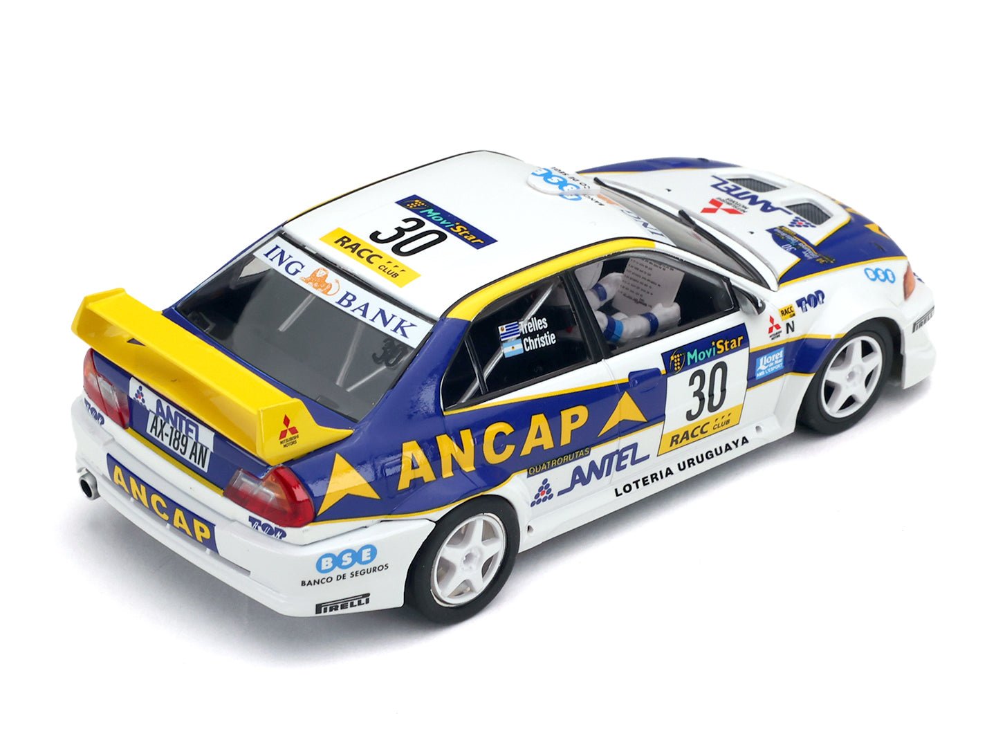Scaleauto | Mitsubishi Lancer Evo V | 30 Ancap | R 4WD Series | SC - 6367R | 1/32 Slot Car
