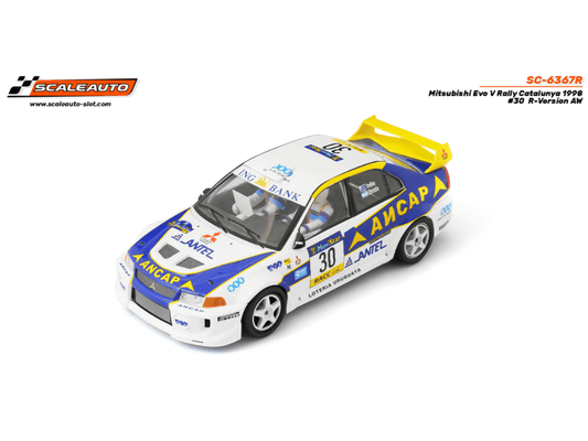 Scaleauto | Mitsubishi Lancer Evo V | 30 Ancap - WRC 1998 | R 4WD Series | SC - 6367R