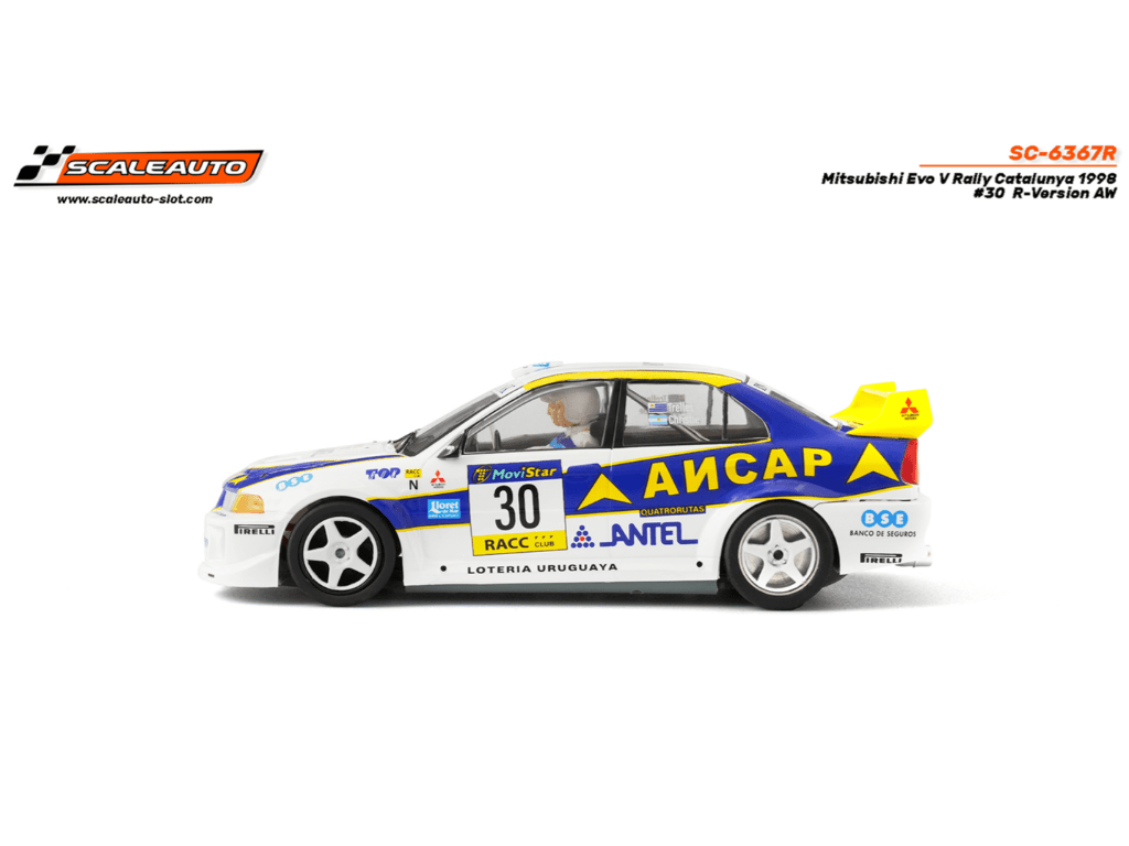 Scaleauto | Mitsubishi Lancer Evo V | 30 Ancap - WRC 1998 | R 4WD Series | SC - 6367R