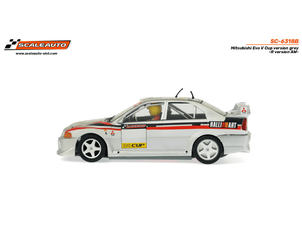 Scaleauto | Mitsubishi Lancer Evo V | Evo Cup - Grey | R 4WD Series | SC - 6318B