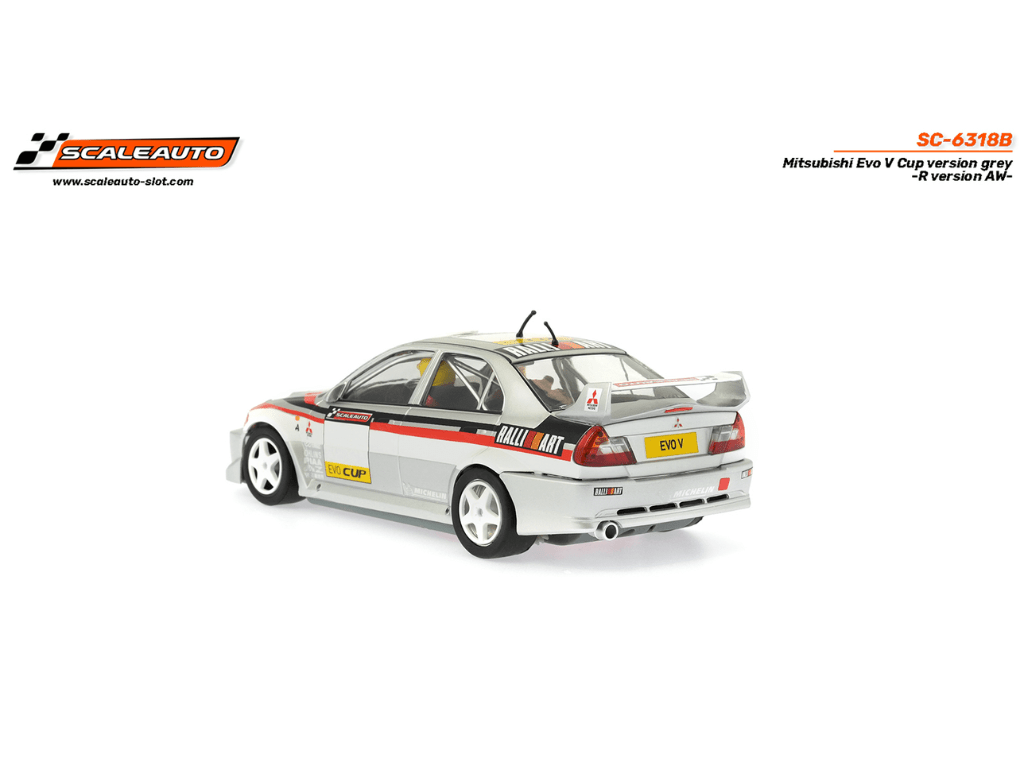 Scaleauto | Mitsubishi Lancer Evo V | Evo Cup - Grey | R 4WD Series | SC - 6318B