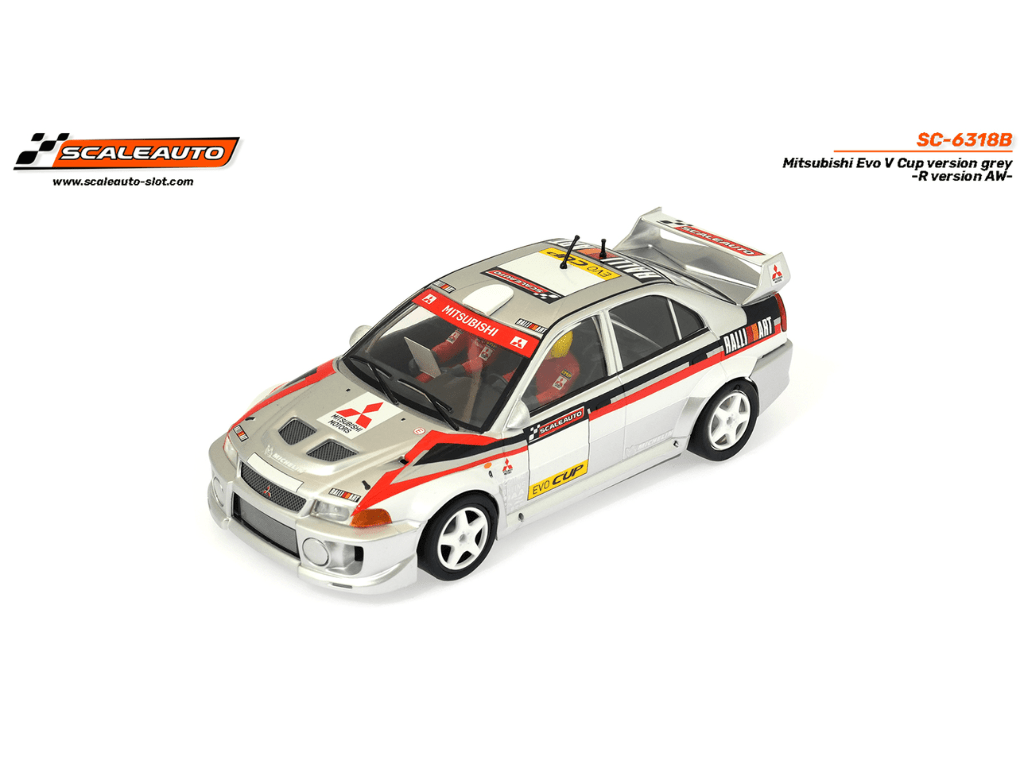 Scaleauto | Mitsubishi Lancer Evo V | Evo Cup - Grey | R 4WD Series | SC - 6318B