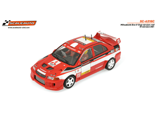 Scaleauto | Mitsubishi Lancer Evo V | Evo Cup - Red | R 4WD Series | SC - 6318C