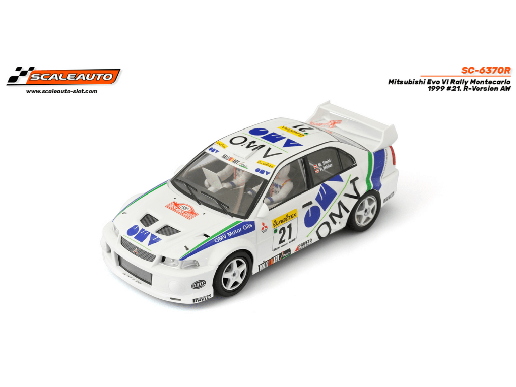 Scaleauto | Mitsubishi Lancer Evo VI | 21 OMV - WRC 2000 | R 4WD Series | SC - 6370R