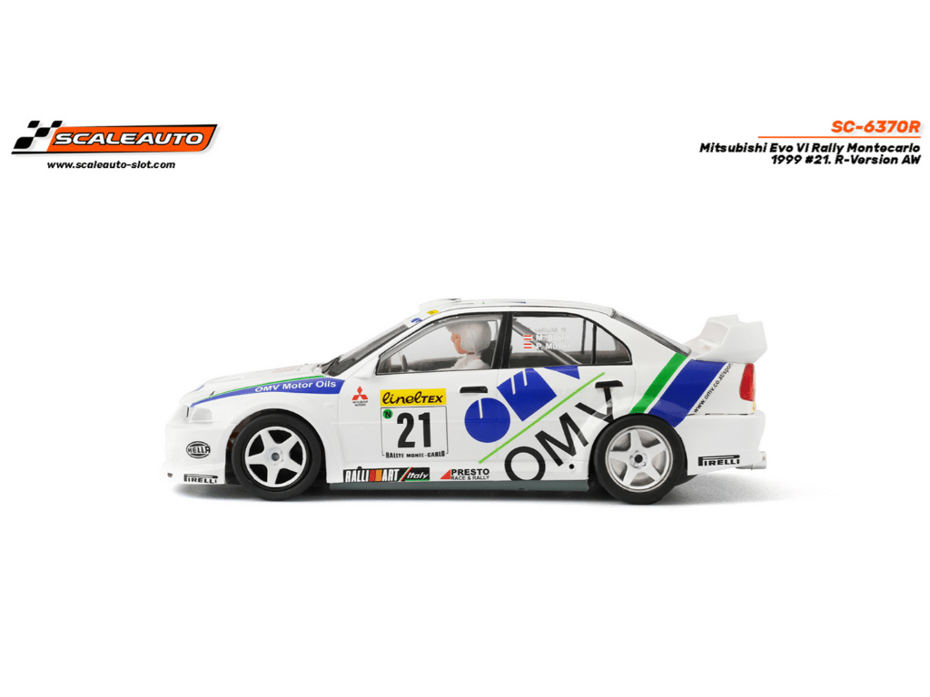 Scaleauto | Mitsubishi Lancer Evo VI | 21 OMV - WRC 2000 | R 4WD Series | SC - 6370R