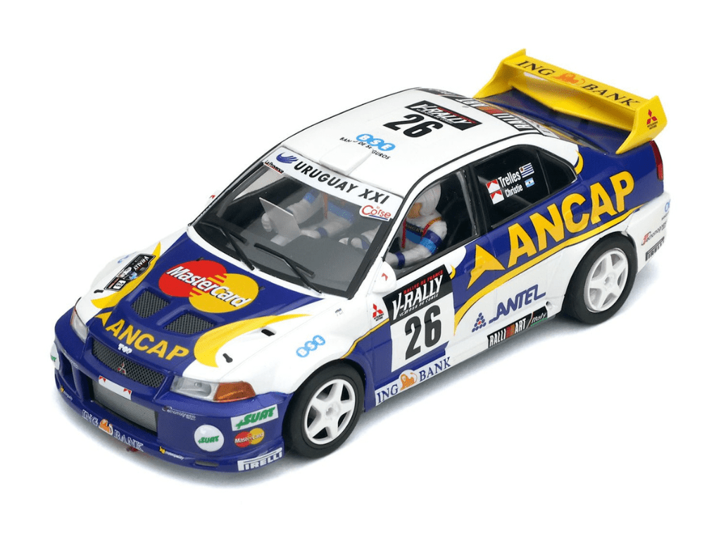 Scaleauto | Mitsubishi Lancer Evo VI | 26 Ancap | R 4WD Series | SC - 6368R | 1/32 Slot Car