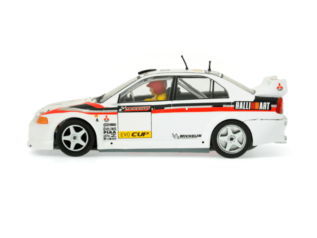 Scaleauto | Mitsubishi Lancer Evo VI | Evo Cup - White | R 4WD Series | SC - 6319B