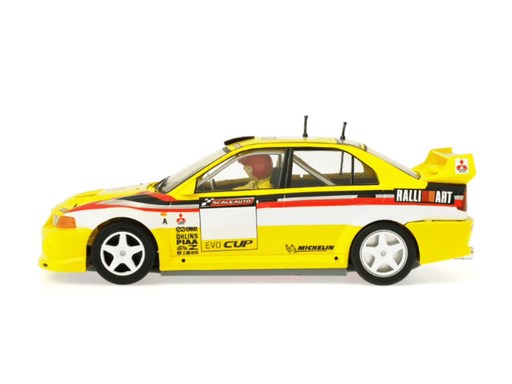 Scaleauto | Mitsubishi Lancer Evo VI | Evo Cup - Yellow | R 4WD Series | SC - 6319A