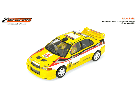 Scaleauto | Mitsubishi Lancer Evo VI | Evo Cup - Yellow | R 4WD Series | SC - 6319A