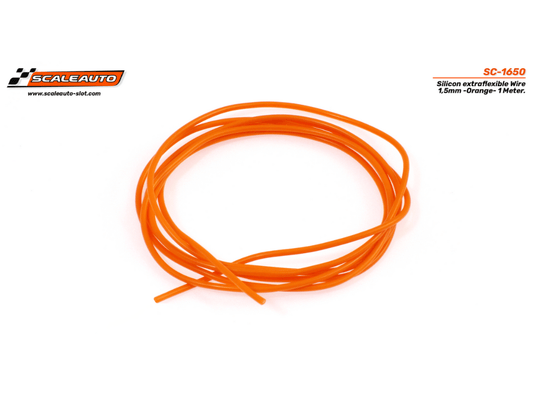 Scaleauto | Motor Lead Wire - High Flexibility Silicone Cable | 1m Roll | SC - 1650