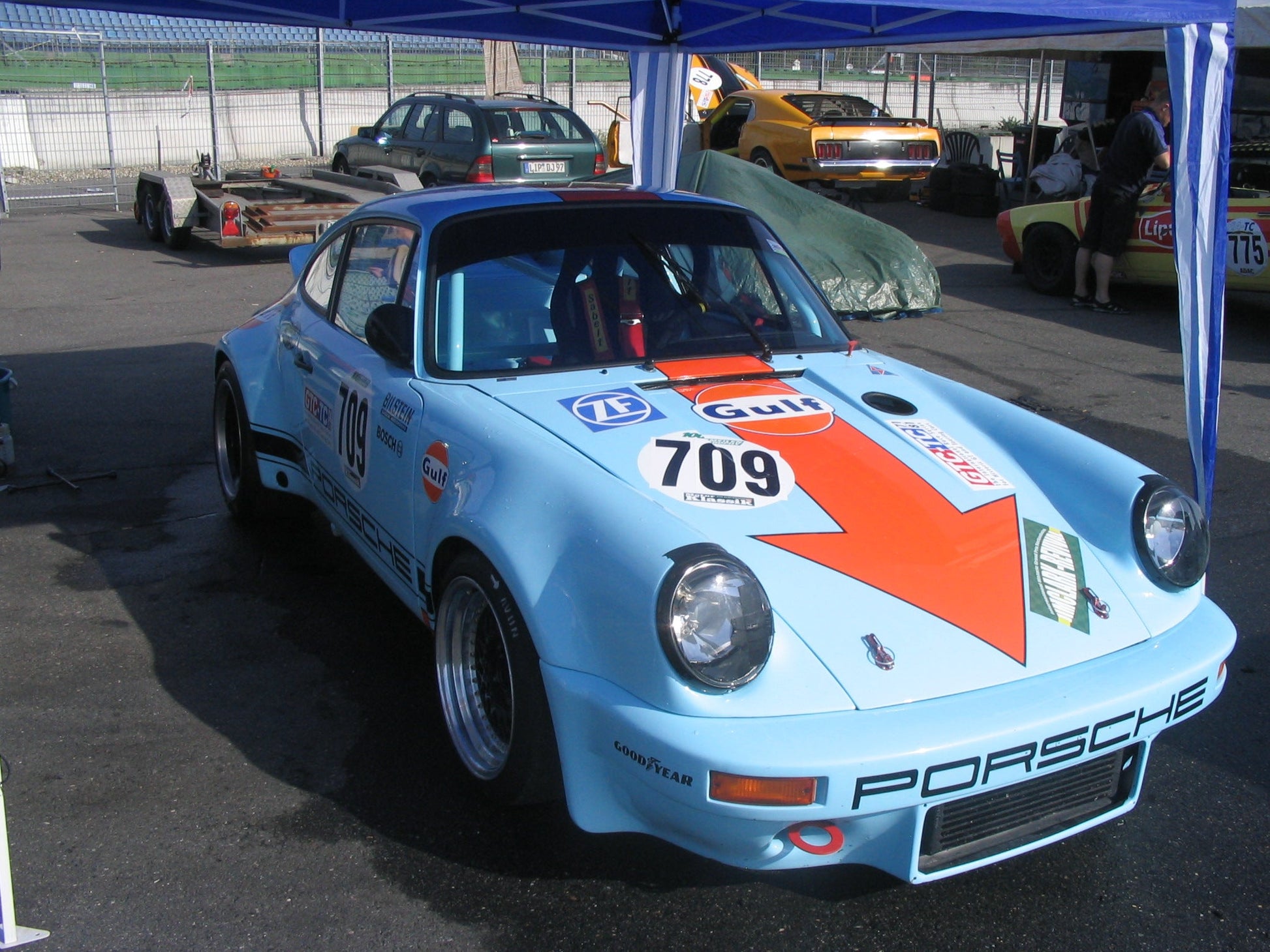 Scaleauto | Porsche 911 Carrera 3.0 (GTC-TC) | 709 Silvan Kocher | R Series | SC-6123R | 1/32 Slot Car
