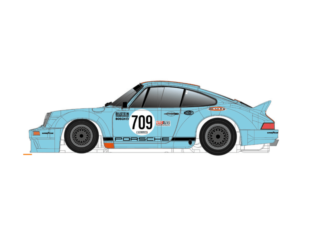 Scaleauto | Porsche 911 Carrera RSR 2.8 | #709 Gulf - Historical Racing | Home Series | PRE - ORDER - SC - 6123