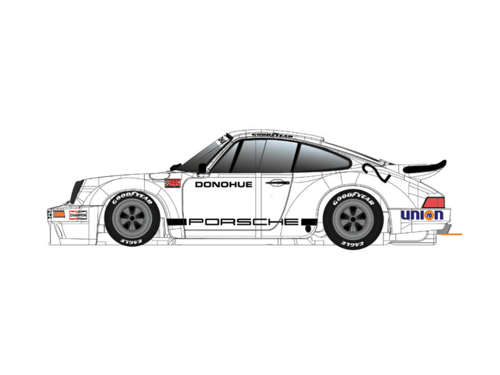 Scaleauto | Porsche 911 Carrera RSR 3.0 | #2 Mark Donohue - IROC 1973 - 1974 | Home Series | PRE - ORDER - SC - 6390