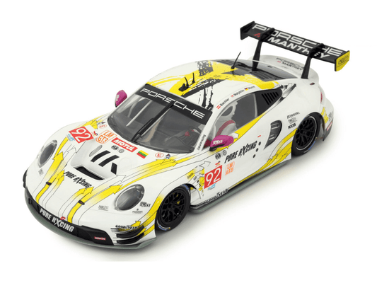 Scaleauto | Porsche 911 GT3 R | 92 Manthey PureRxcing | R Series | SC - 6420R | 1/32 Slot Car