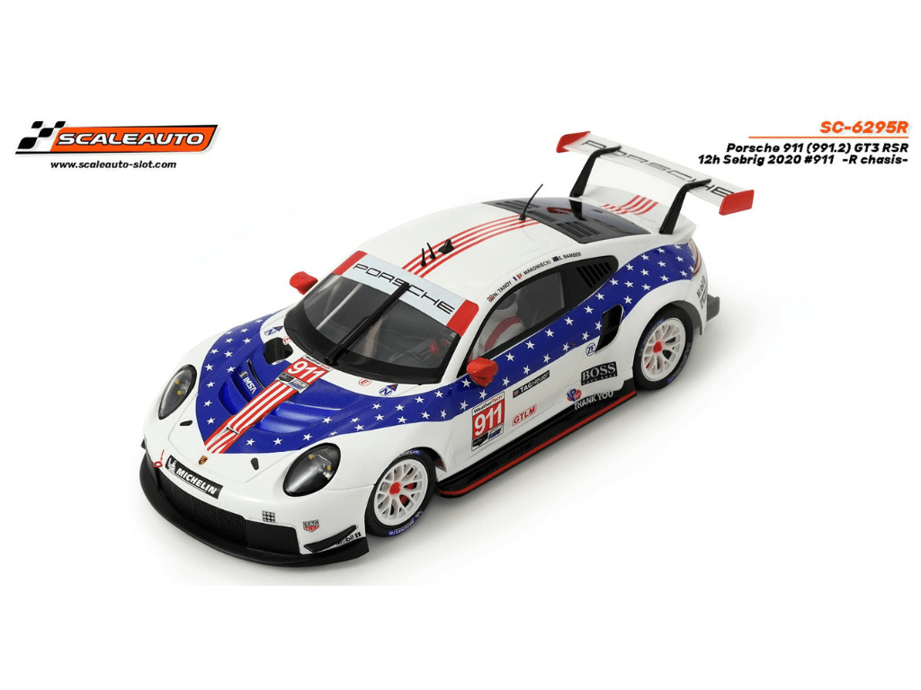 Scaleauto | Porsche 911 RSR - 19 | 911 Porsche GT | R Series | SC - 6295R | 1/32 Slot Car