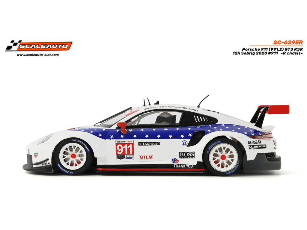 Scaleauto | Porsche 911 RSR - 19 | 911 Porsche GT | R Series | SC - 6295R | 1/32 Slot Car