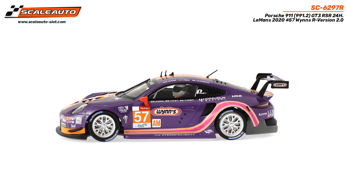 Scaleauto - Porsche 911 RSR - #57 Wynn’s - Le Mans 2020 - R Series - SC - 6297R