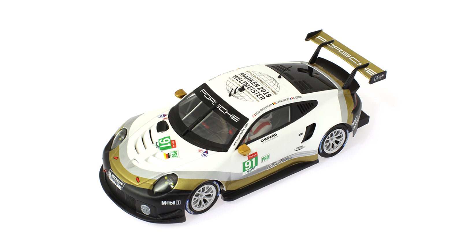 Scaleauto | Porsche 911 RSR | #91 Porsche GT Team - Le Mans 2019 | R Series - SC - 6293R