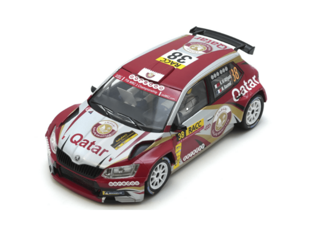Scaleauto | Škoda Fabia R5 | 38 Qatar Ooredoo | R 4WD Series | SC-6444R | 1/32 Slot Car