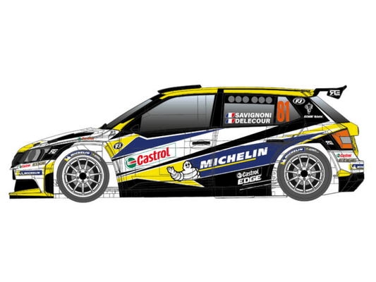 Scaleauto | Škoda Fabia R5 | 81 Michelin - WRC 2016 | R 4WD Series | SC - 6444R