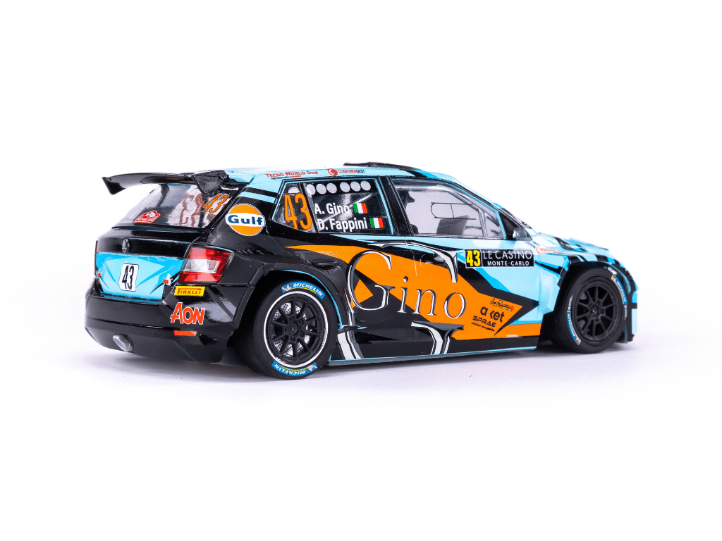 Scaleauto | Škoda Fabia Rally2 evo | 43 Gino - WRC 2020 | R 4WD Series | SC - 6443R