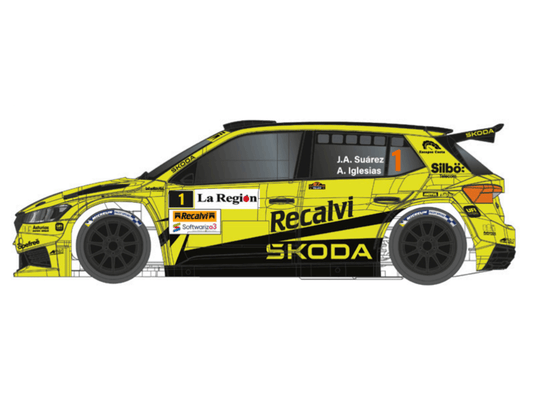 Scaleauto | Škoda Fabia RS Rally2 | 1 Recalvi - SSRC 2023 | R 4WD Series | SC - 6445R